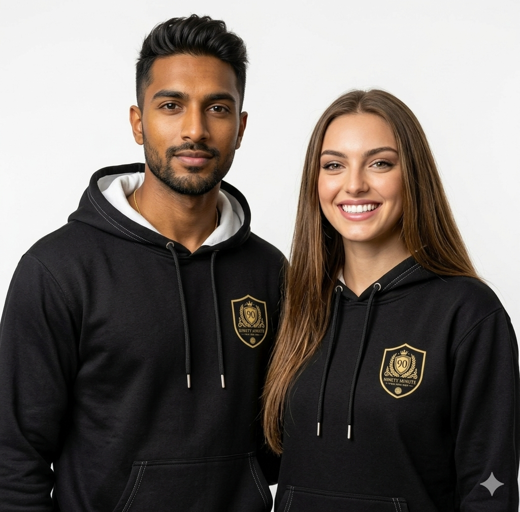 Ninety Minute — Gold Crest Pullover Hoodie