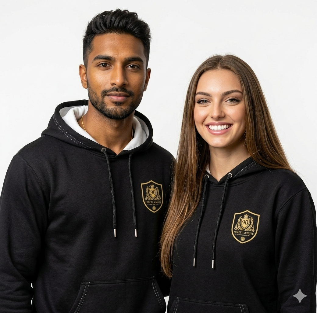 Ninety Minute — Gold Crest Pullover Hoodie