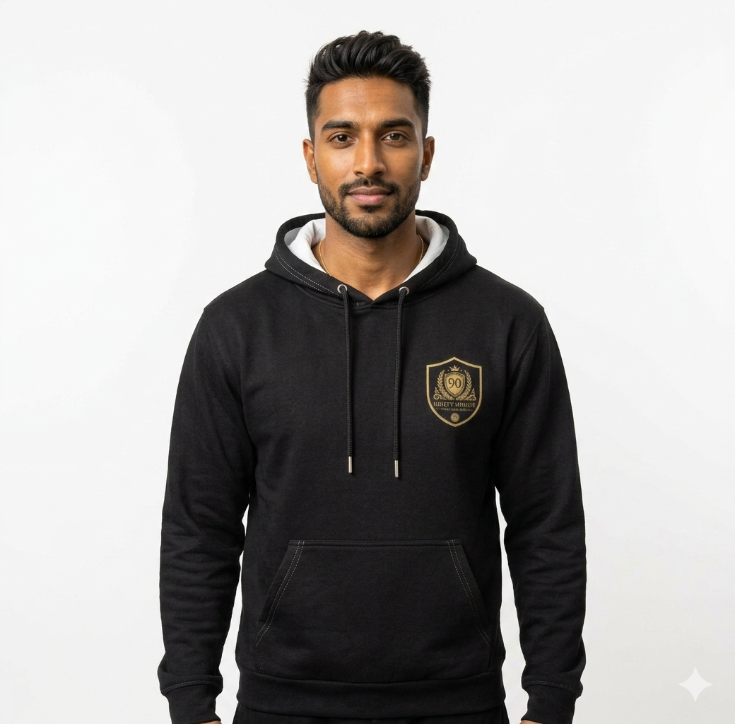Ninety Minute — Gold Crest Pullover Hoodie